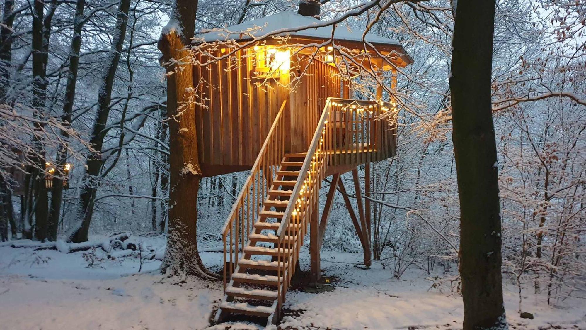 Baumhaushotel Solling ウスラー エクステリア 写真